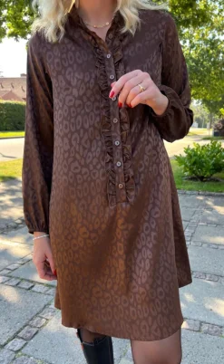Say INA Copenhagen Kjole - Florina - Chocolate Leopard