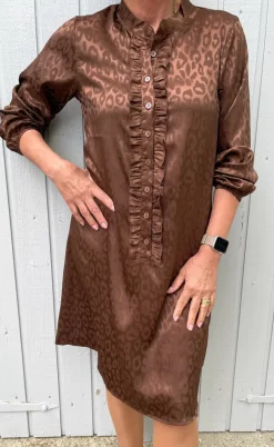 Say INA Copenhagen Kjole - Florina - Chocolate Leopard