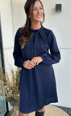 Say INA Copenhagen Kjole - Hazel - Navy Blue