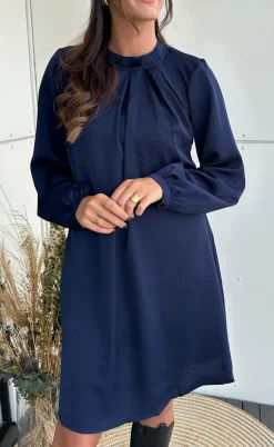 Say INA Copenhagen Kjole - Hazel - Navy Blue