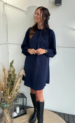 Say INA Copenhagen Kjole - Hazel - Navy Blue