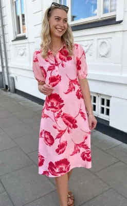 Say INA Copenhagen Kjole - Celeste - Rosy Flower
