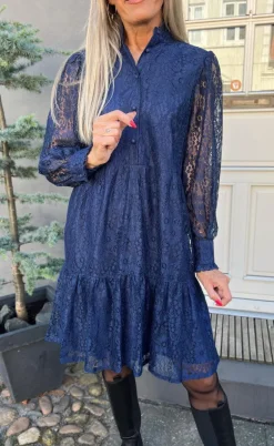 Say INA Copenhagen Kjole - Dalia - Navy Blue