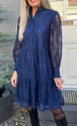 Say INA Copenhagen Kjole - Dalia - Navy Blue