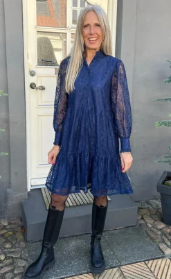 Say INA Copenhagen Kjole - Dalia - Navy Blue