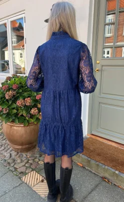 Say INA Copenhagen Kjole - Dalia - Navy Blue