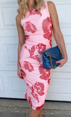 Say INA Copenhagen Kjole - Sophia Mesh - Rosy Flower