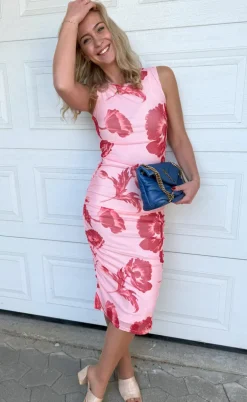 Say INA Copenhagen Kjole - Sophia Mesh - Rosy Flower