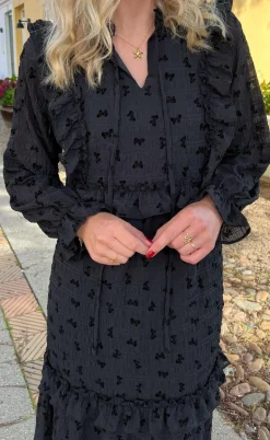 Say INA Copenhagen Kjole - Elina - Black Bows