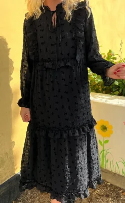 Say INA Copenhagen Kjole - Elina - Black Bows