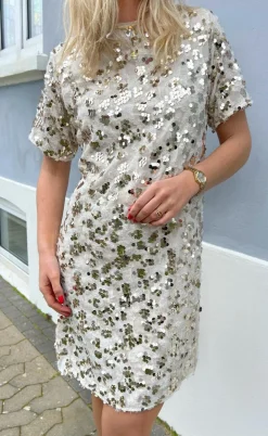 Say INA Copenhagen Kjole - Rebecca Sequin - Champagne