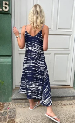 Say INA Copenhagen Kjole - Klara - Navy Tie Dye