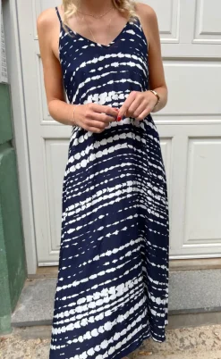 Say INA Copenhagen Kjole - Klara - Navy Tie Dye