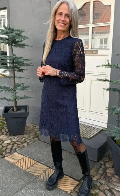 Say INA Copenhagen Kjole - Mira - Navy Blue