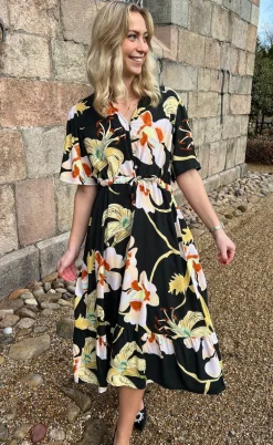 Say INA Copenhagen Kjole - Sally - Big Flowers