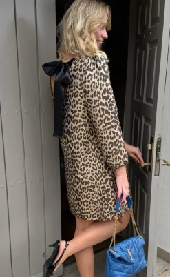 Say INA Copenhagen Kjole - Fia Short - Shiny Leopard