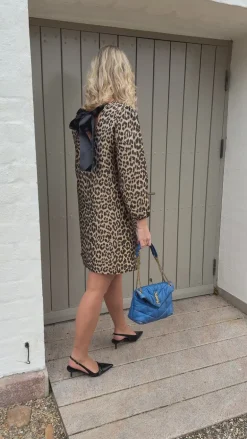 Say INA Copenhagen Kjole - Fia Short - Shiny Leopard