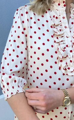 Say INA Copenhagen Kjole - Camilla - Red Dots