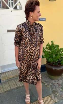 Say INA Copenhagen Kjole - Philine - Leopard