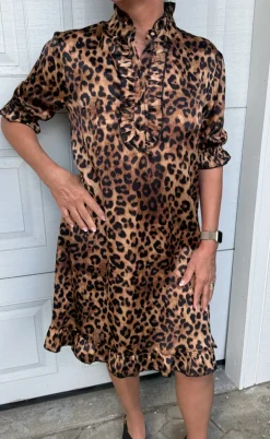 Say INA Copenhagen Kjole - Philine - Leopard