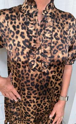 Say INA Copenhagen Kjole - Philine - Leopard