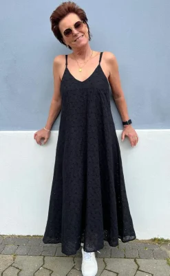 Say INA Copenhagen Kjole - Klara - Black Broderi Anglaise