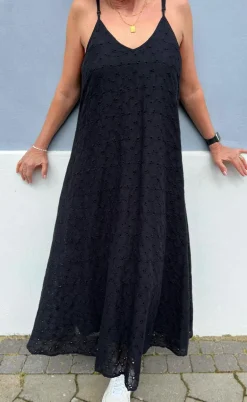 Say INA Copenhagen Kjole - Klara - Black Broderi Anglaise