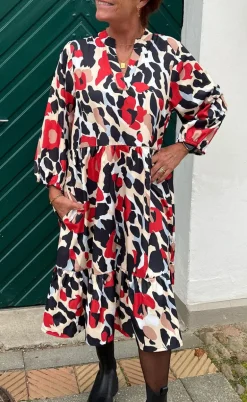 Say INA Copenhagen Kjole - Olinda - Leopard Roses