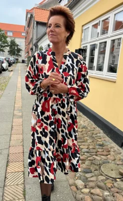 Say INA Copenhagen Kjole - Olinda - Leopard Roses