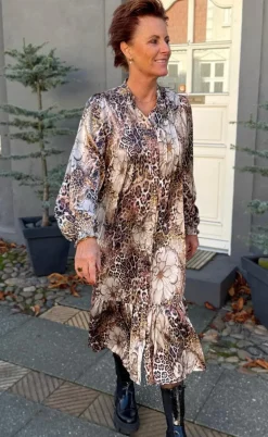 Say INA Copenhagen Kjole - Aida - Leopard / Flower