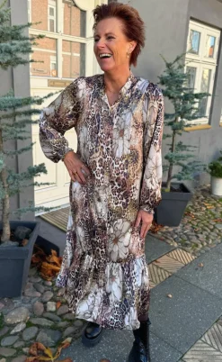 Say INA Copenhagen Kjole - Aida - Leopard / Flower