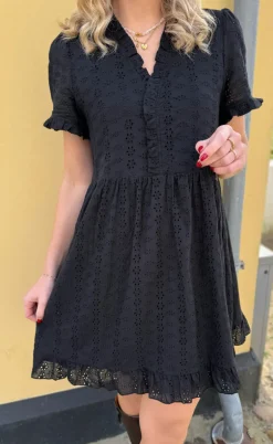 Say INA Copenhagen Kjole - Catja Summer - Black Broderie Anglaise