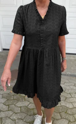 Say INA Copenhagen Kjole - Catja Summer - Black Broderie Anglaise