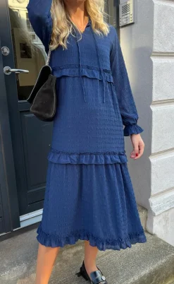 Say INA Copenhagen Kjole - Pam - Navy Blue