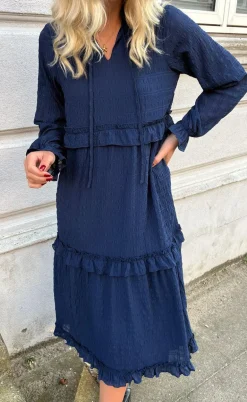 Say INA Copenhagen Kjole - Pam - Navy Blue