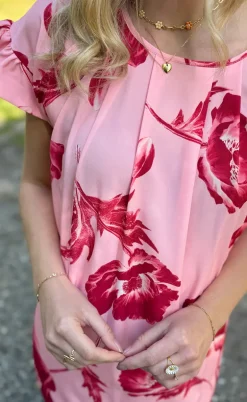 Say INA Copenhagen Kjole - Cecilia - Rosy Flower