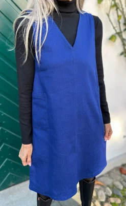 Say INA Copenhagen Kjole - Ania Spencer - Dark Denim Blue