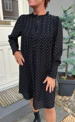Say INA Copenhagen Kjole - Natalia - Black W. Dots