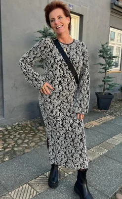 Say INA Copenhagen Kjole - Lanza - Black W. White Paisley