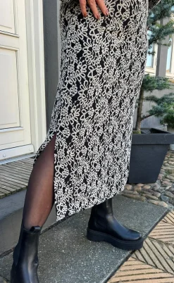 Say INA Copenhagen Kjole - Lanza - Black W. White Paisley