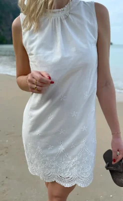 Say INA Copenhagen Kjole - Silja - White Broderie Anglaise