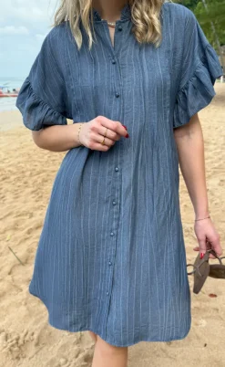 Say INA Copenhagen Kjole - Michela - Blue