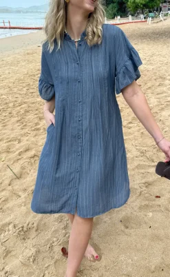 Say INA Copenhagen Kjole - Michela - Blue