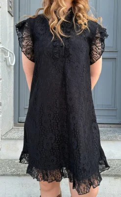 Say INA Copenhagen Kjole - Pia Lace Summer - Black