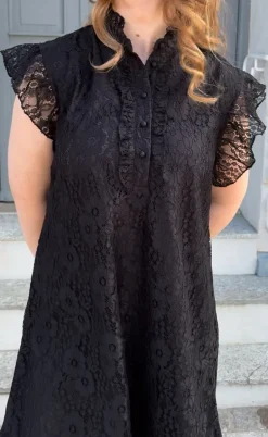 Say INA Copenhagen Kjole - Pia Lace Summer - Black