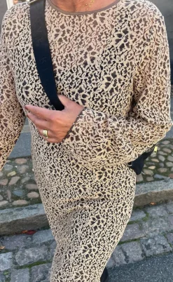 Say INA Copenhagen Kjole - Lanza - Beige/Brown