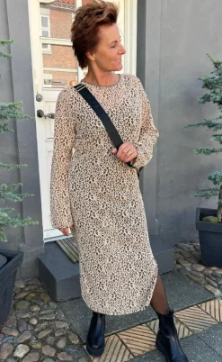 Say INA Copenhagen Kjole - Lanza - Beige/Brown