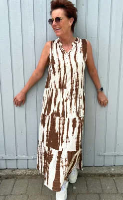 Say INA Copenhagen Kjole - Ella - Chocolate Tie Dye