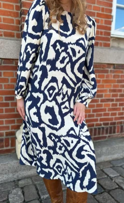 Say INA Copenhagen Kjole - Nia - Blue Art