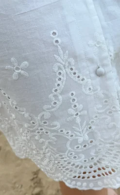 Say INA Copenhagen Kjole - Claudia - White Broderie Anglaise